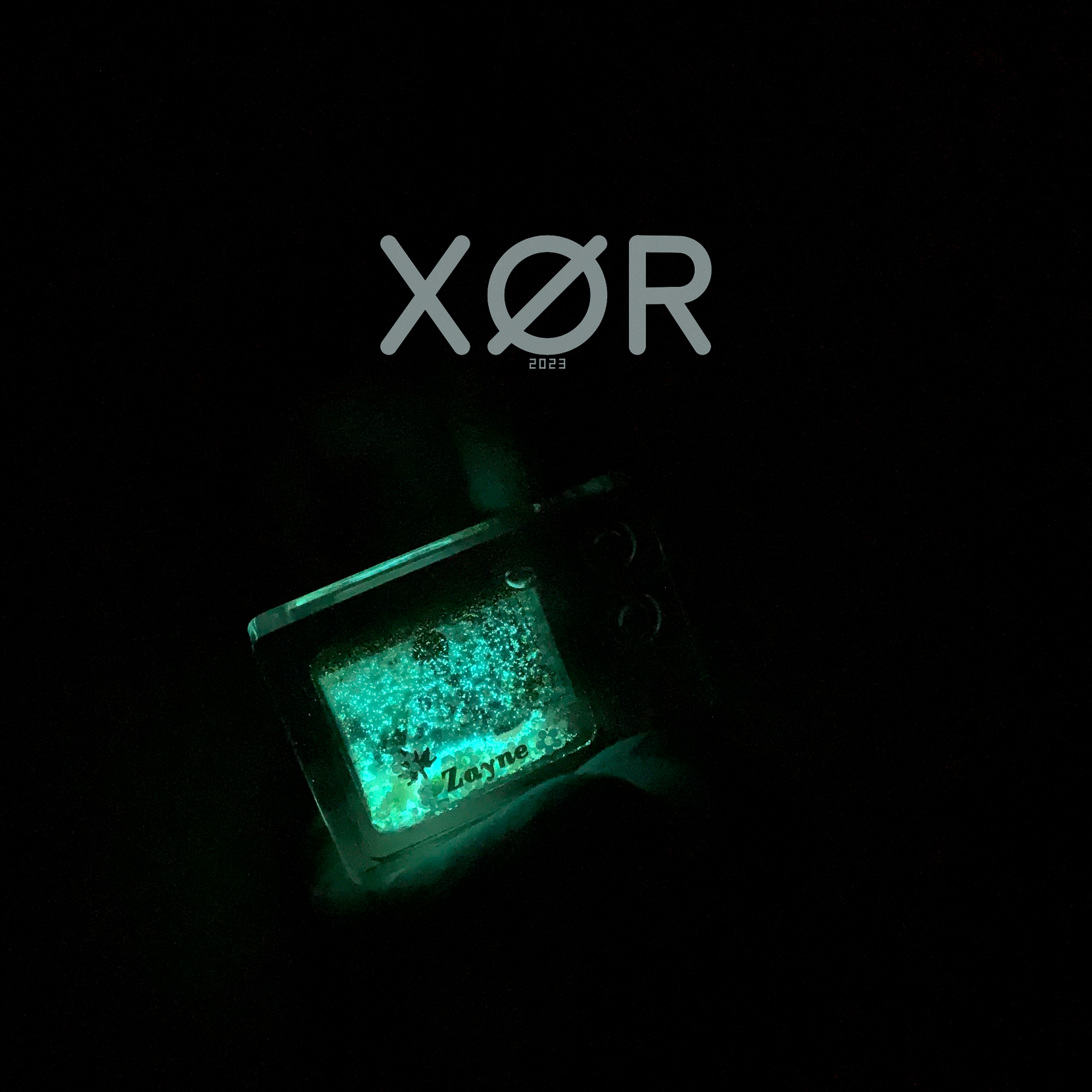 XØR™ Handcrafted LADS Zayne Resin Card - Luminous | NFC Enabled | Glitter Liquid Flow