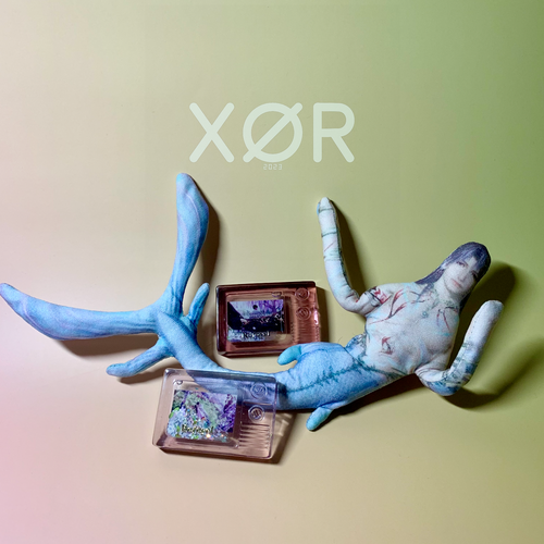 XØR™ Handcrafted LADS Rafayel Resin Card - Luminous | NFC Enabled | Glitter Liquid Flow