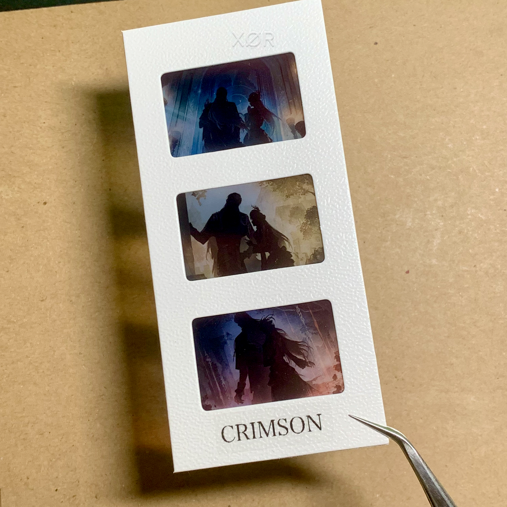 💕Handmade 🌹Sylus Silverwing - Gleam of Memory 🎬Transparent Art Card