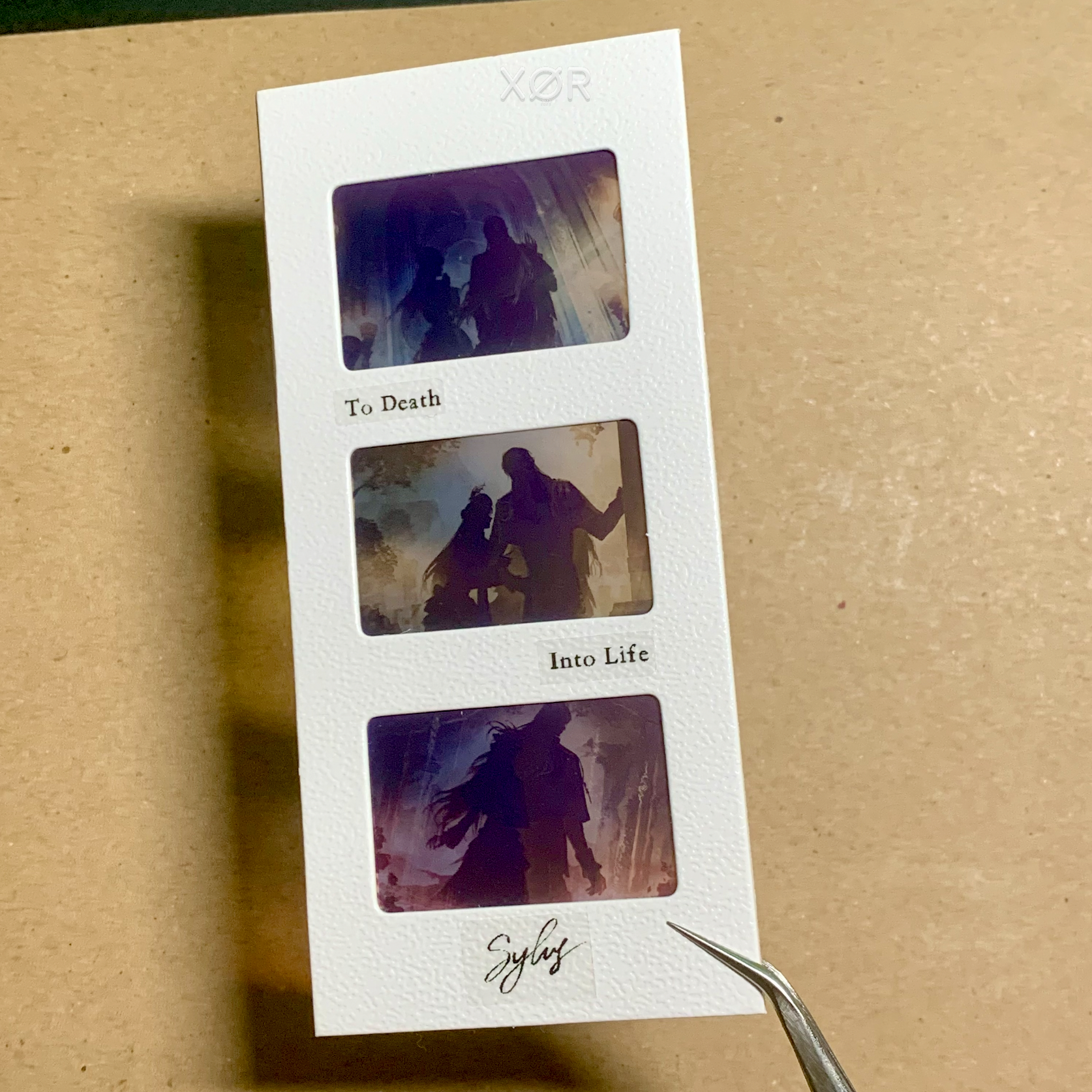 💕Handmade 🌹Sylus Silverwing - Gleam of Memory 🎬Transparent Art Card