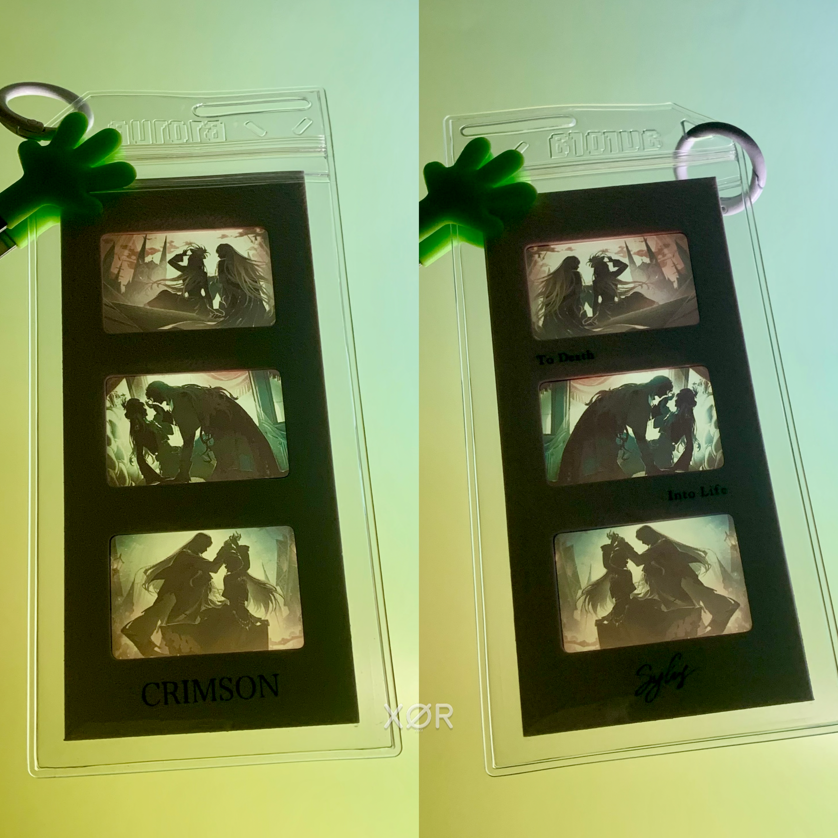 💕Handmade 🌹Sylus Silverwing - Gleam of Memory 🎬Transparent Art Card