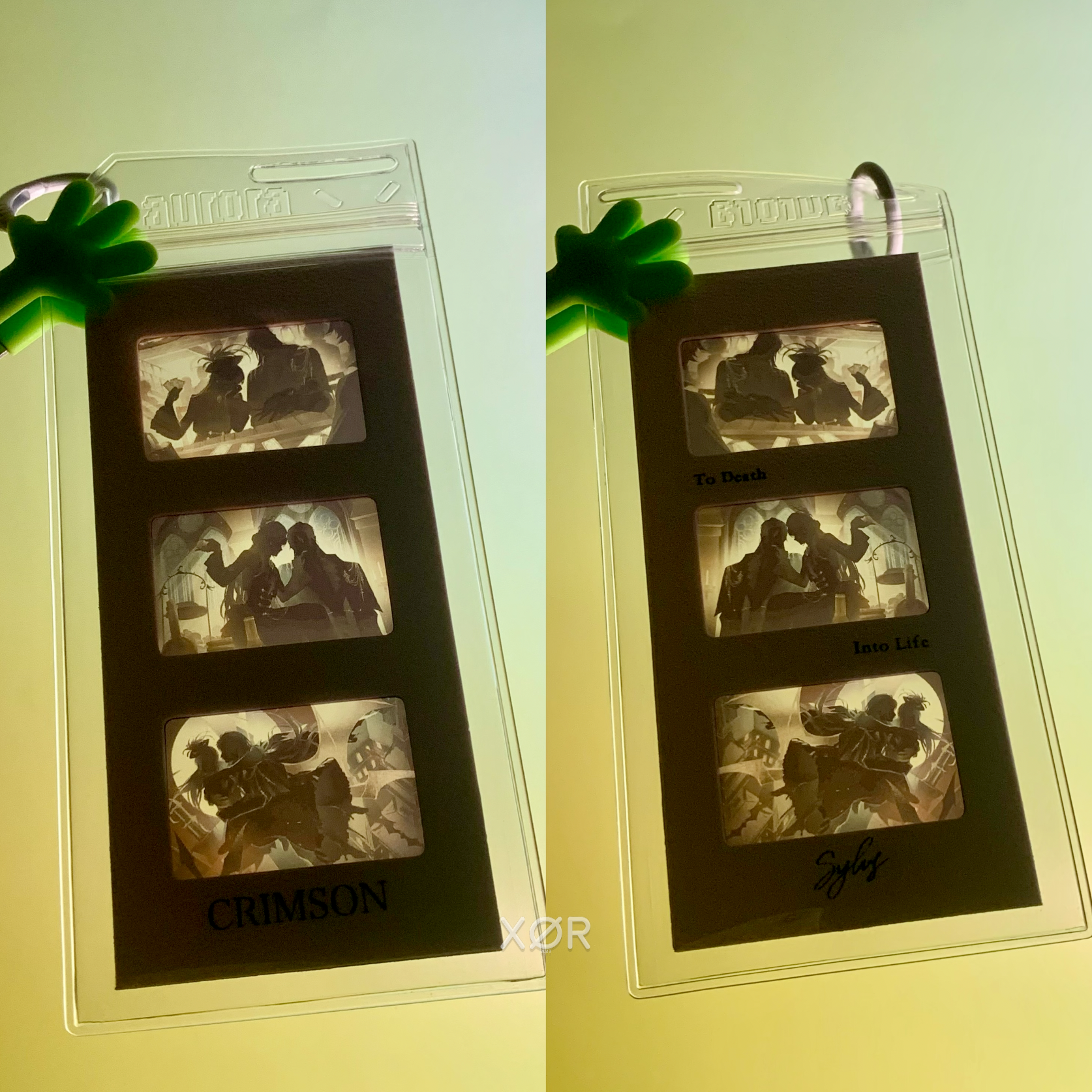 💕Handmade 🌹Sylus Silverwing - Gleam of Memory 🎬Transparent Art Card