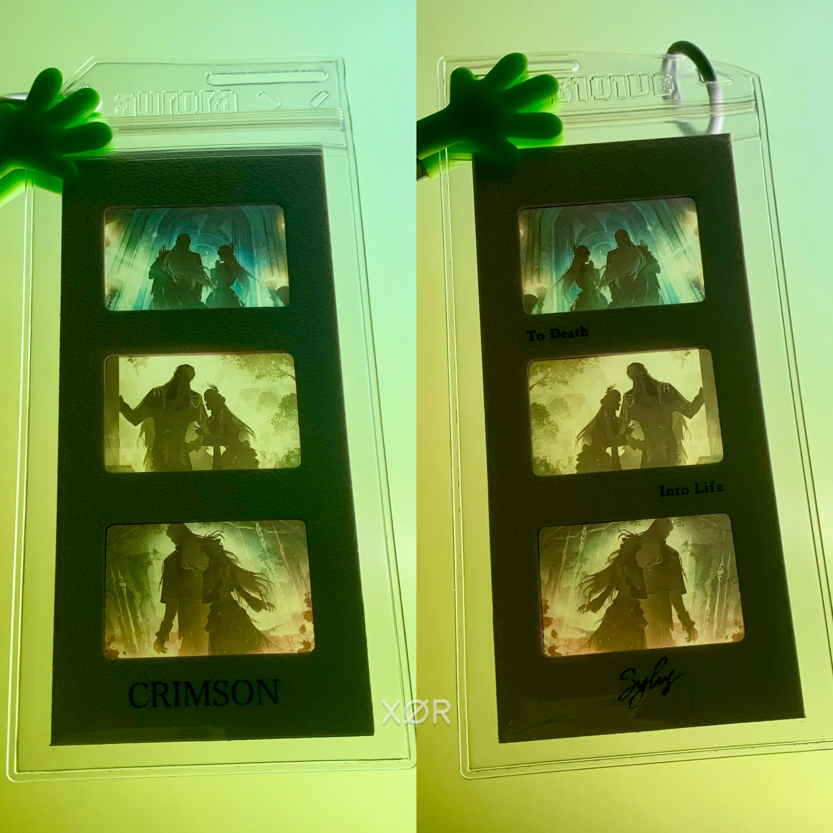 💕Handmade 🌹Sylus Silverwing - Gleam of Memory 🎬Transparent Art Card