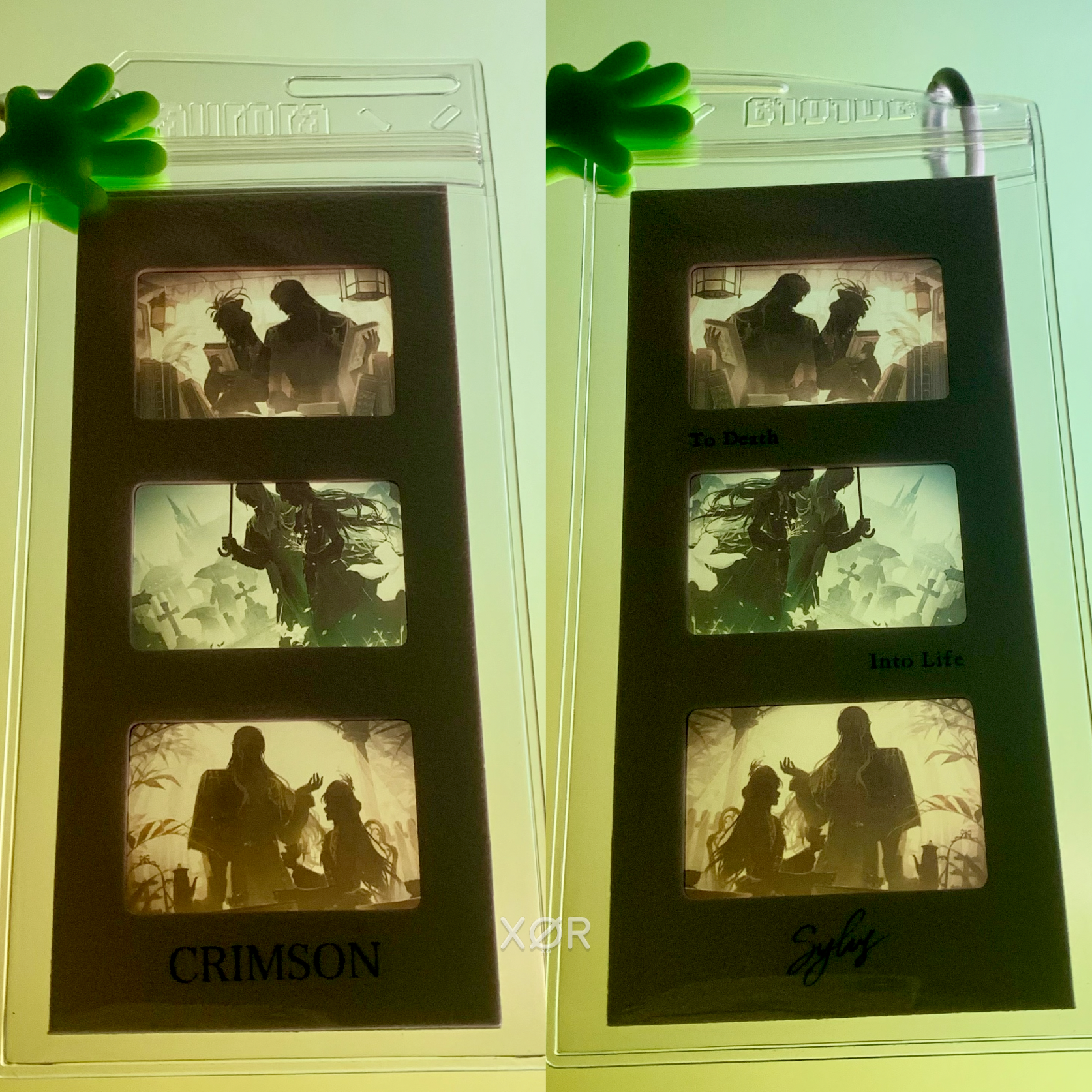 💕Handmade 🌹Sylus Silverwing - Gleam of Memory 🎬Transparent Art Card